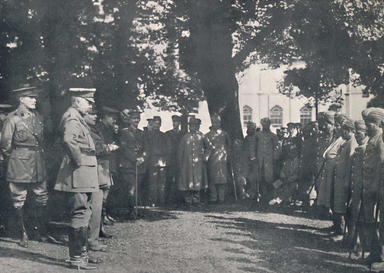 Lord Kitchener promlouvá k indickým pacientům, 20. července 1915, 1939 od Unbekannt