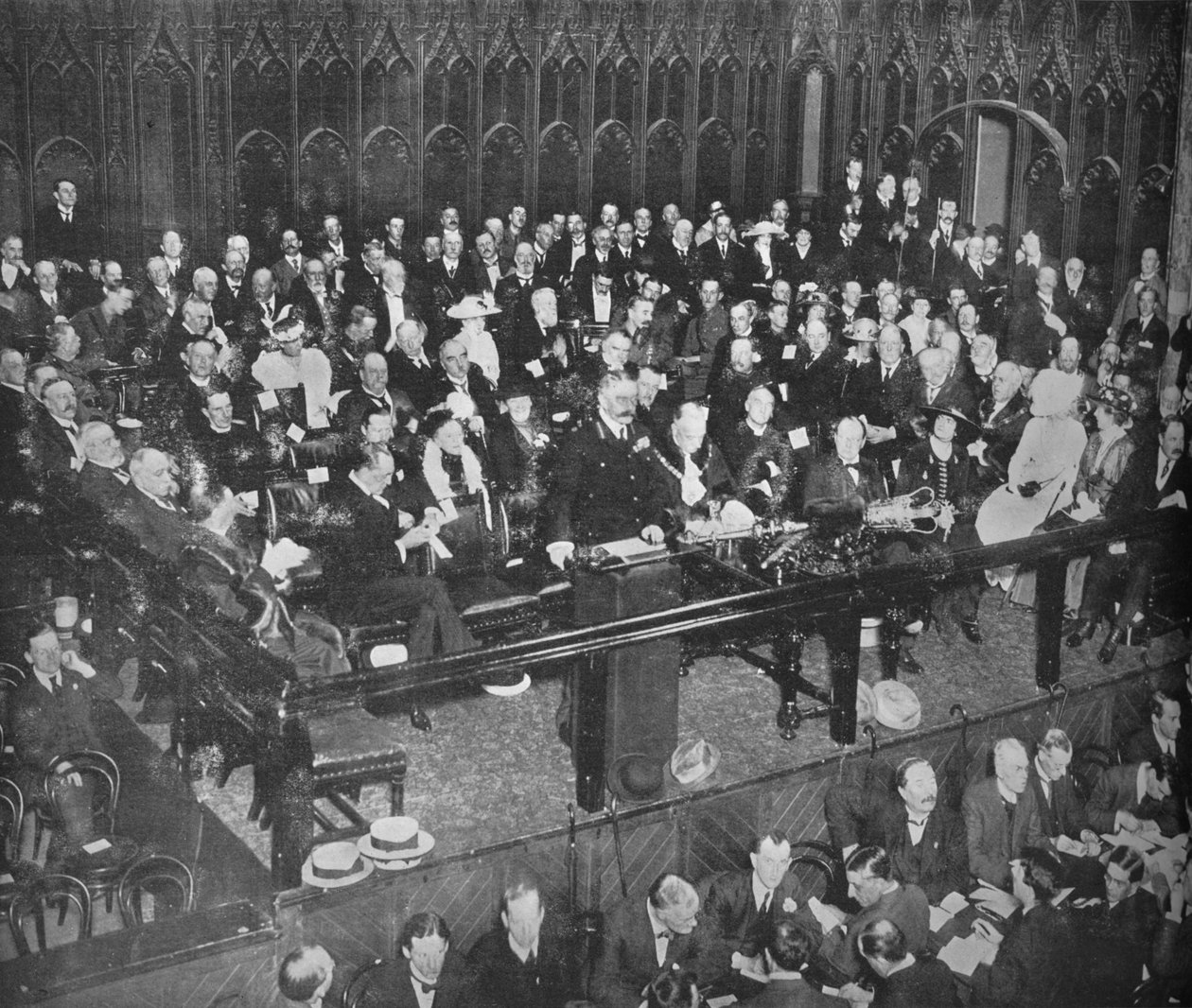 Lord Kitchener podal výzvu k náboru v Guildhall, 1915 od Unbekannt