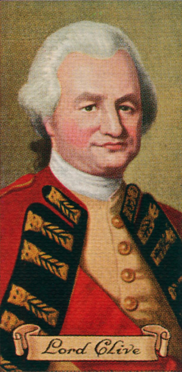 Lord Robert Clive, převzato ze série cigaretových karet, 1935 od Unbekannt