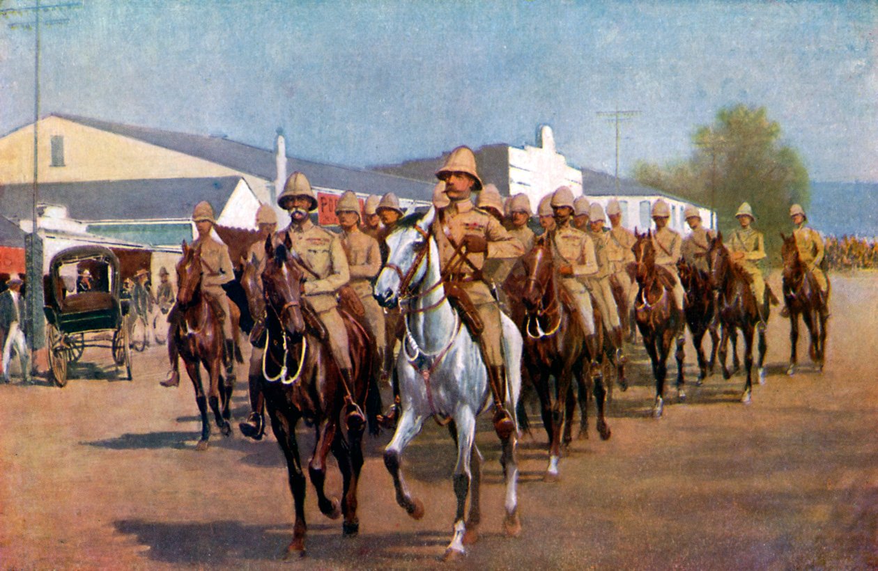 Lord Roberts vstupuje do Pretorie, 1925 od Unbekannt