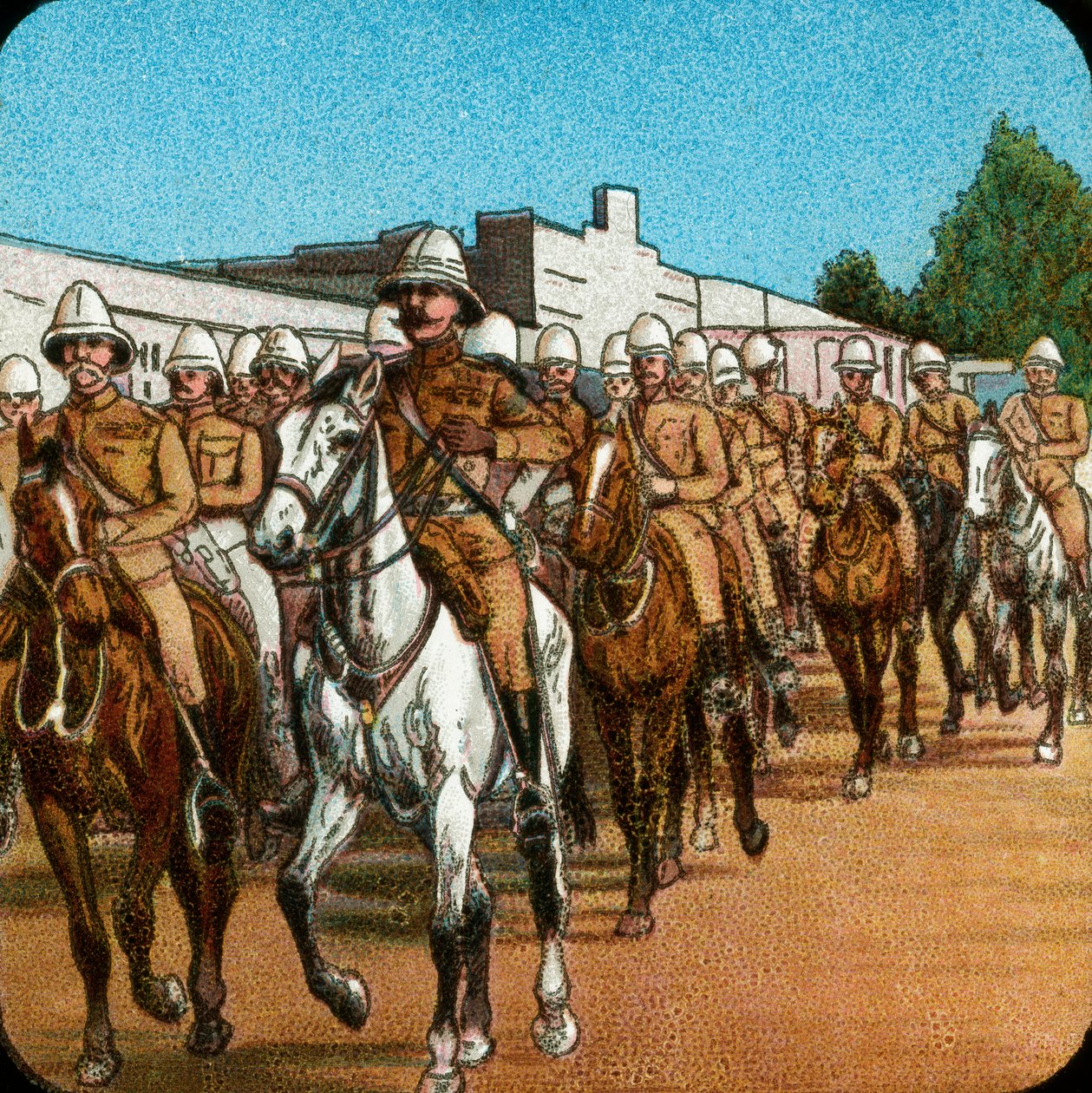 Lord Roberts vstupuje do Pretorie, Búrská válka, Jižní Afrika, 1900 1925 od Unbekannt