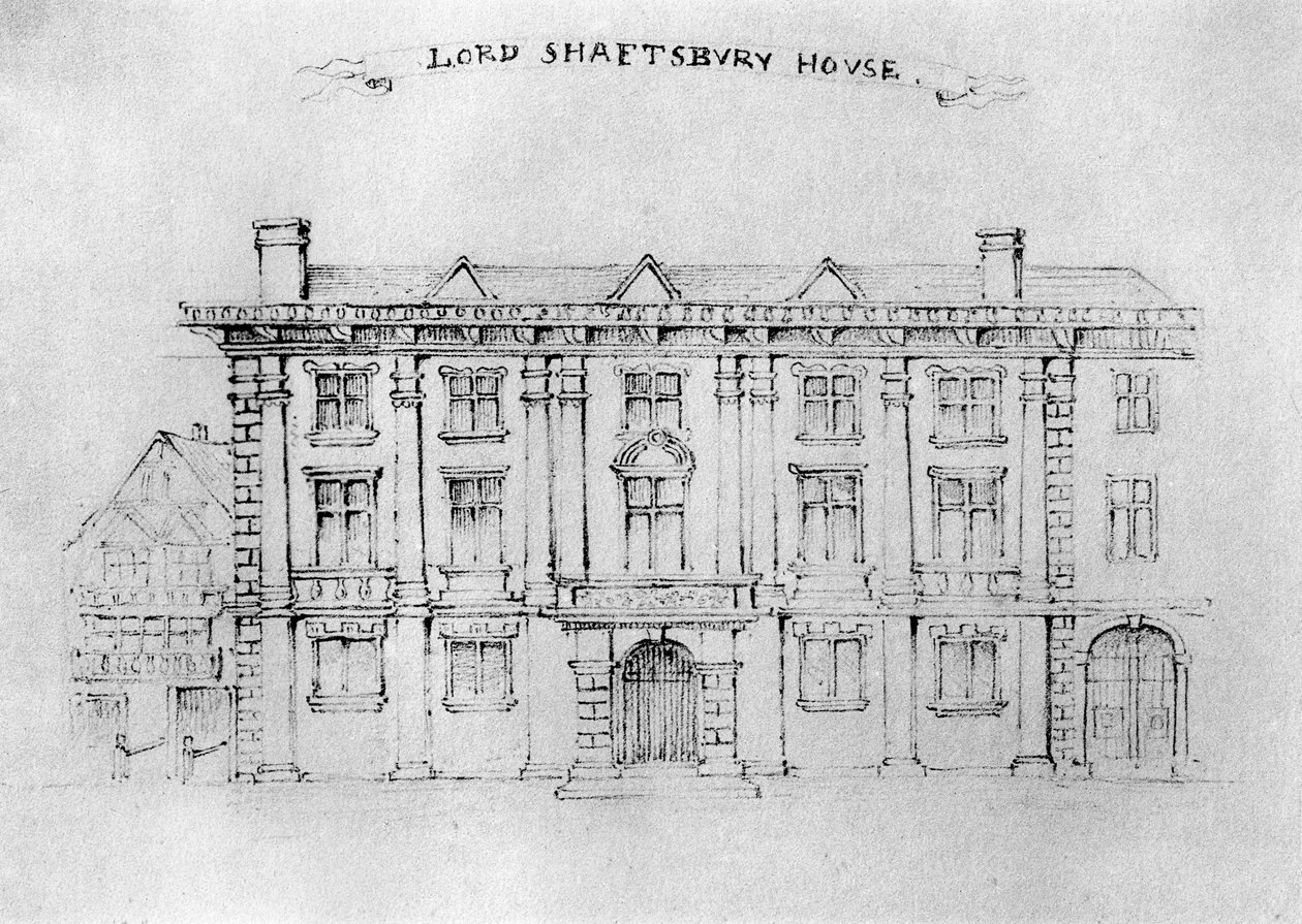 Lord Shaftbury House, Aldersgate Street, 1908 od Unbekannt