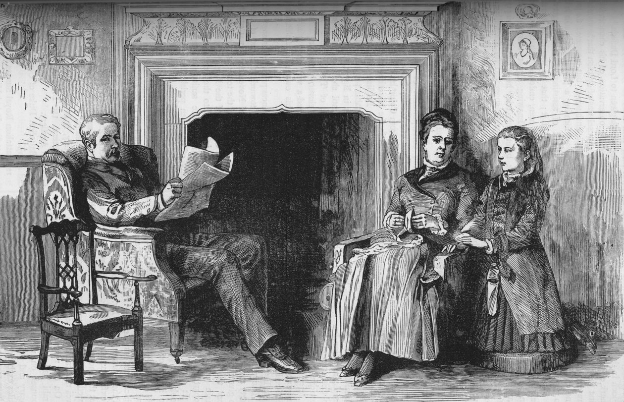 Lord a Lady Wolseley a jejich dcera, c1882-85 od Unbekannt