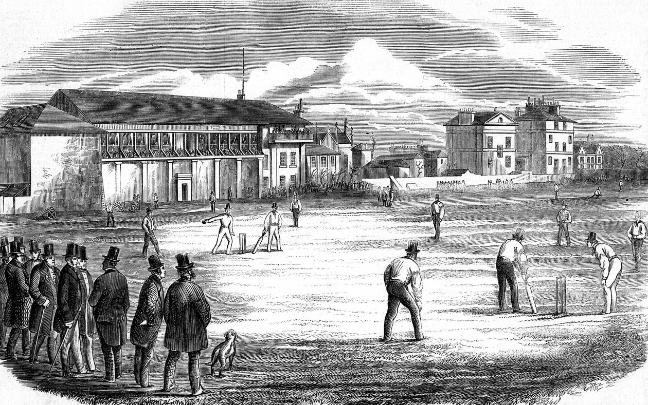 Lords Cricket Ground, Londýn, 1858 od Unbekannt