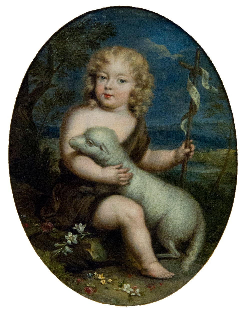Louis Alexandre de Bourbon, hrabě z Toulouse 1678-1737 jako John the Baptist, c. 1680. od Unbekannt