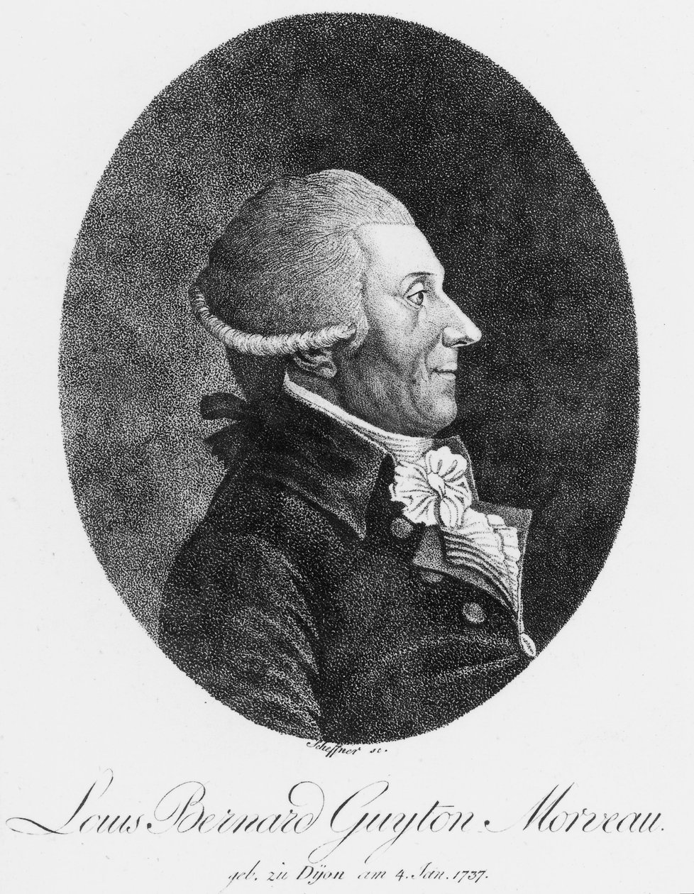 Louis Bernard Guyton Morveau, francouzský chemik a právník, c 1800 od Unbekannt