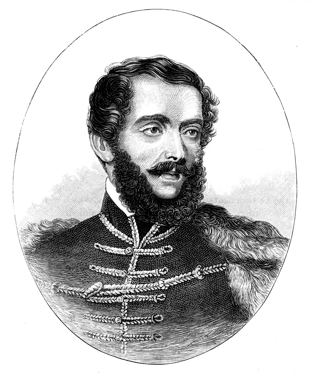 Louis Kossuth , maďarský právník, politik a regent-prezident, 1850 od Unbekannt