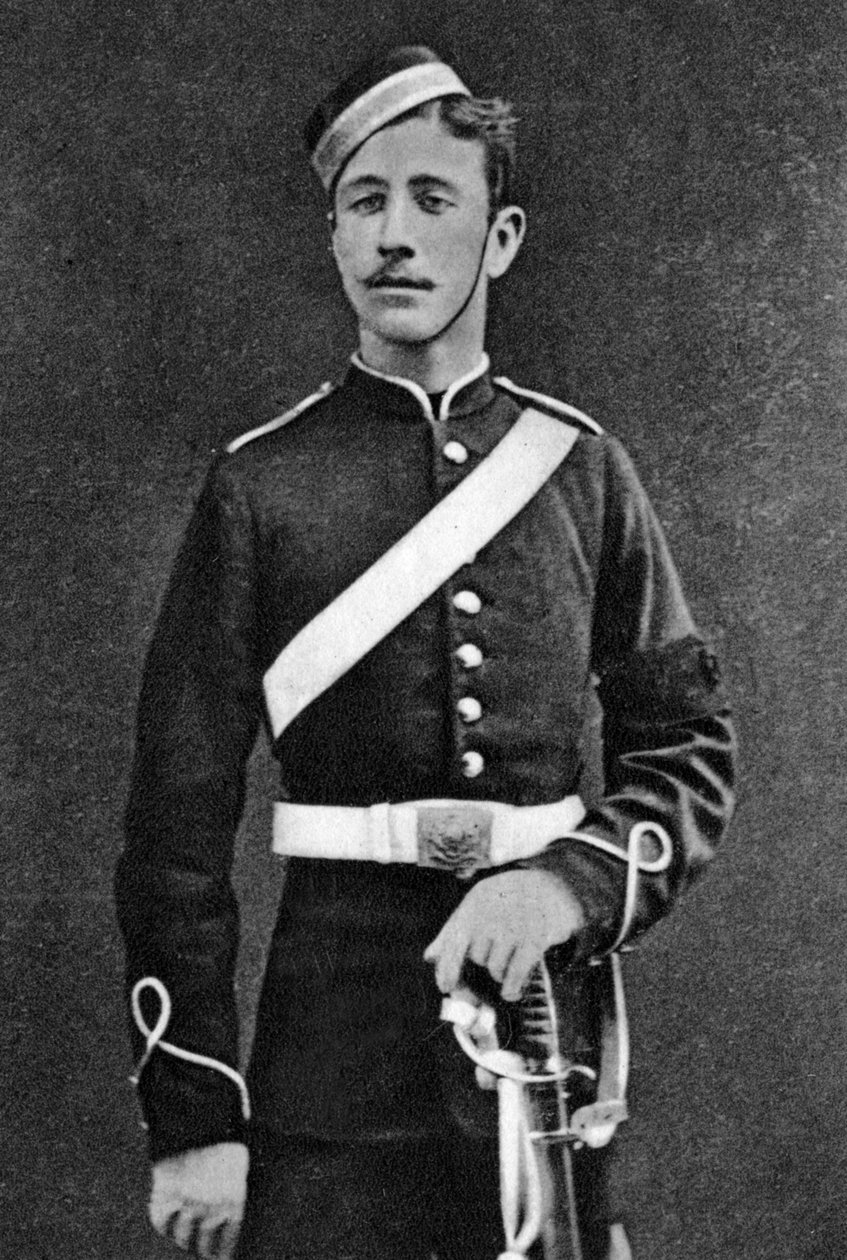 Louis Napoleon, francouzský princ Imperial, v britské uniformě, 1871-1879 od Unbekannt