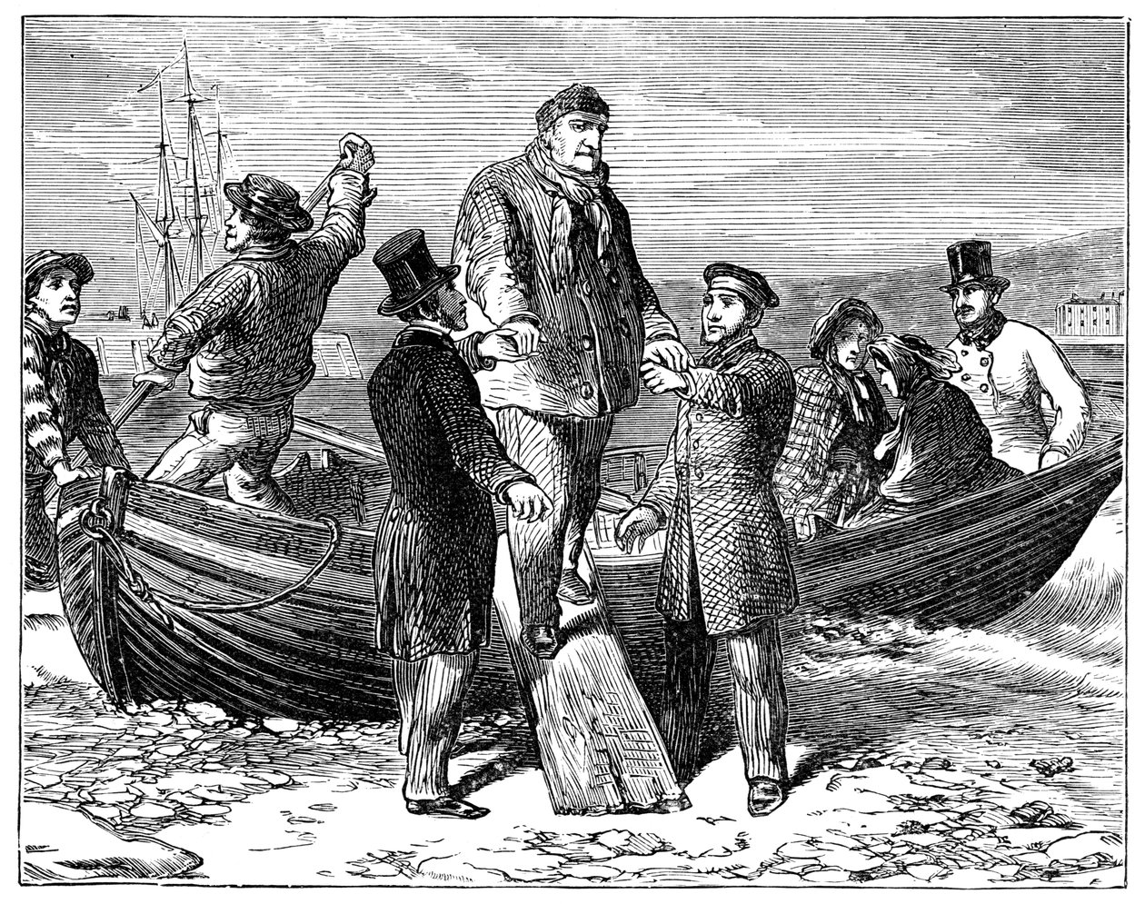 Louis Philippe přijíždí do Newhavenu, 1848, 1900 od Unbekannt