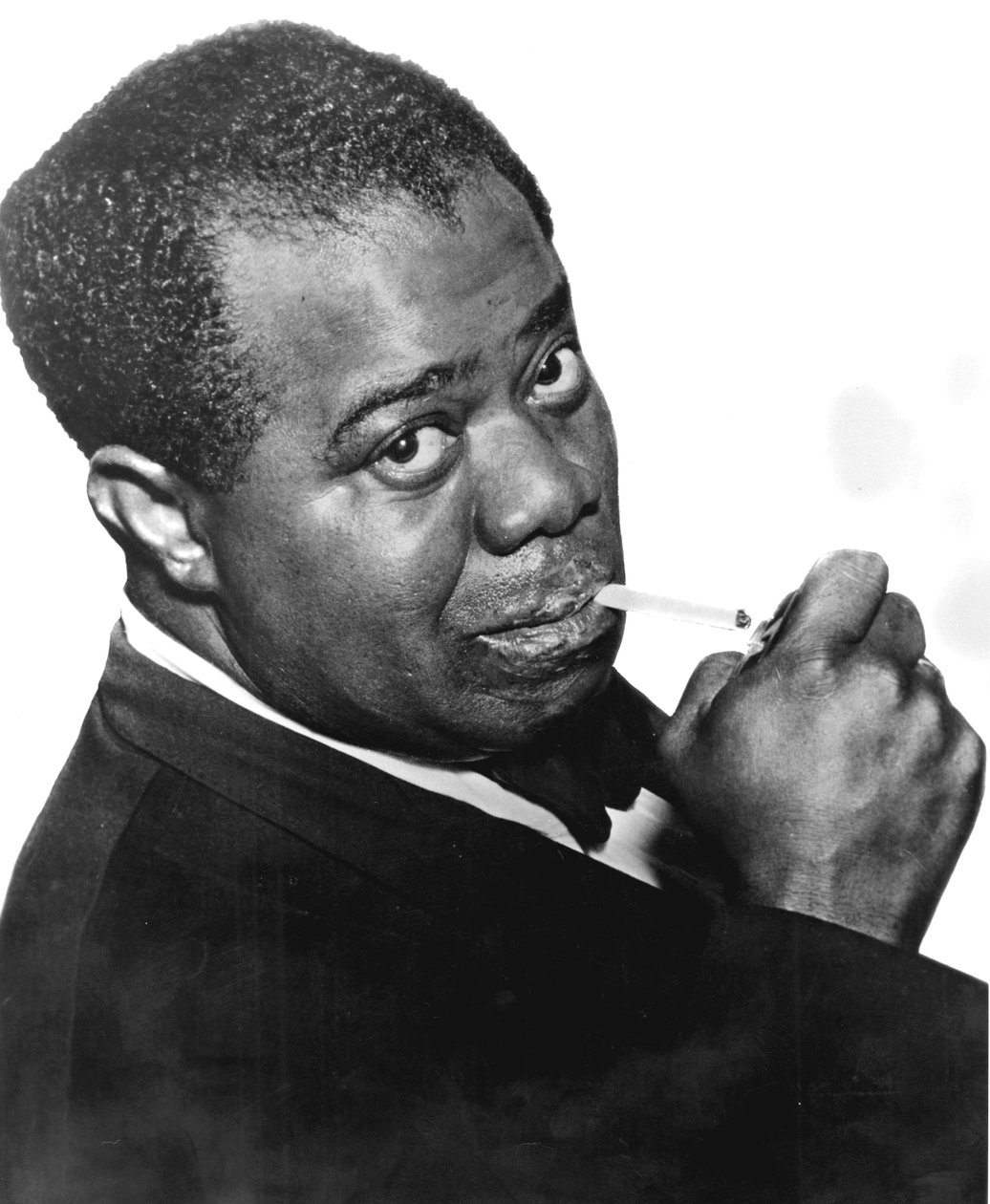 Louis Satchmo Armstrong c1898-1971, americký jazzový trumpetista a zpěvák od Unbekannt