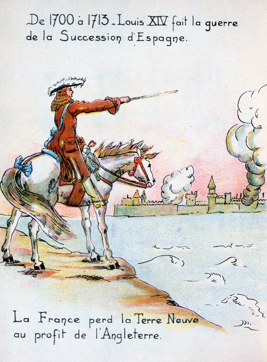 Ludvík XIV. a válka o španělské dědictví, 1700-1715 20. století od Unbekannt
