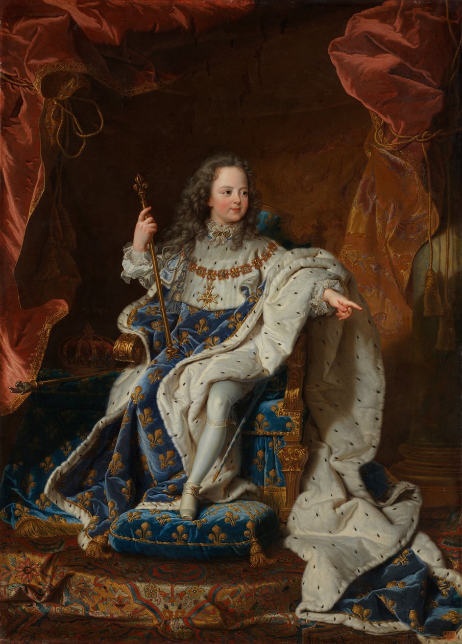 Louis XV 1710-1774 jako dítě, ca. 1716-24. od Unbekannt