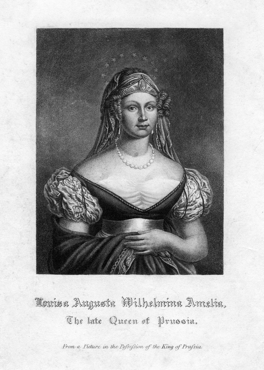 Louise Augusta Wilhelmine Amalie, královna Pruska od Unbekannt