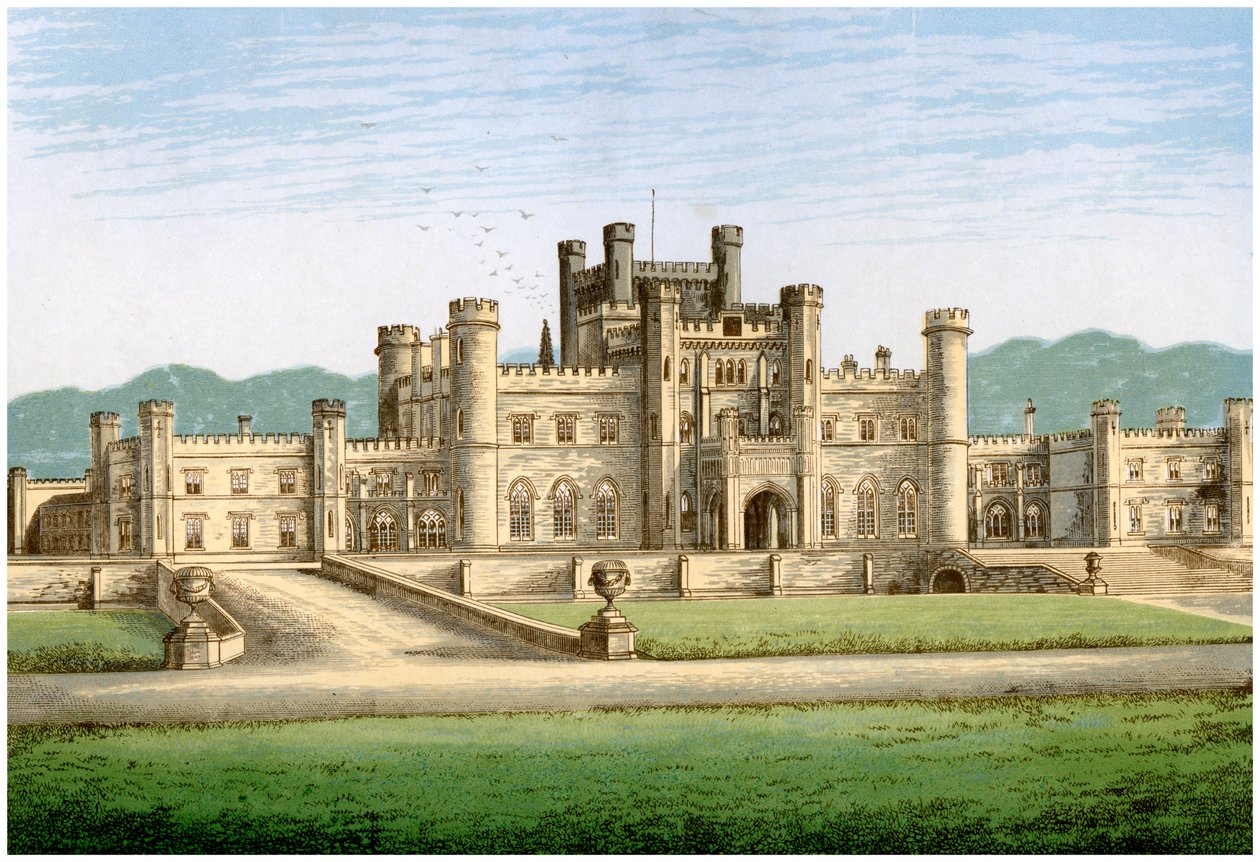 Lowther Castle, Westmorland, domov hraběte z Lonsdale, c1880 od Unbekannt
