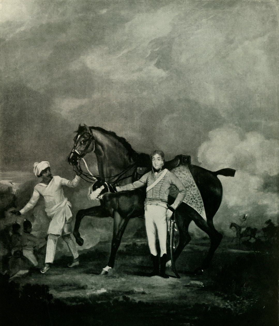 pplk. F. A. Daniell v uniformě tělesné stráže, 1802-1806, 1925. od Unbekannt