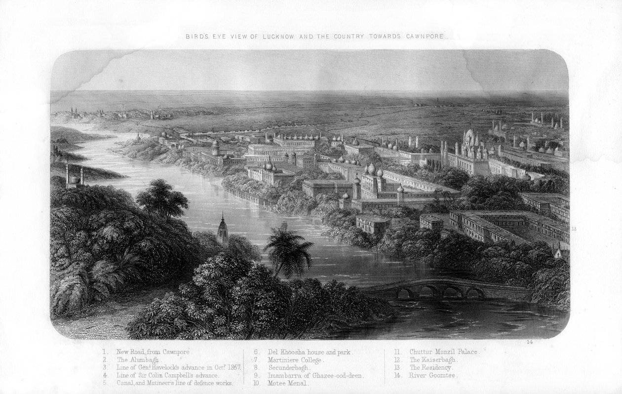 Lucknow, Uttar Pradesh, Indie, 19. století od Unbekannt