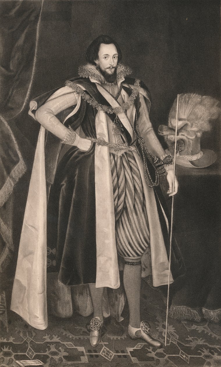 Ludovic Stuart, druhý vévoda z Londýna, c16. století, 1904 od Unbekannt