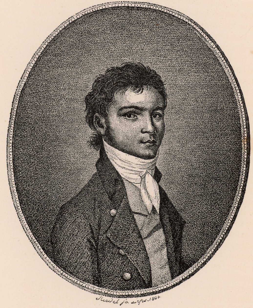 Ludwig van Beethoven 1770-1827, 90. léta 18. století od Unbekannt
