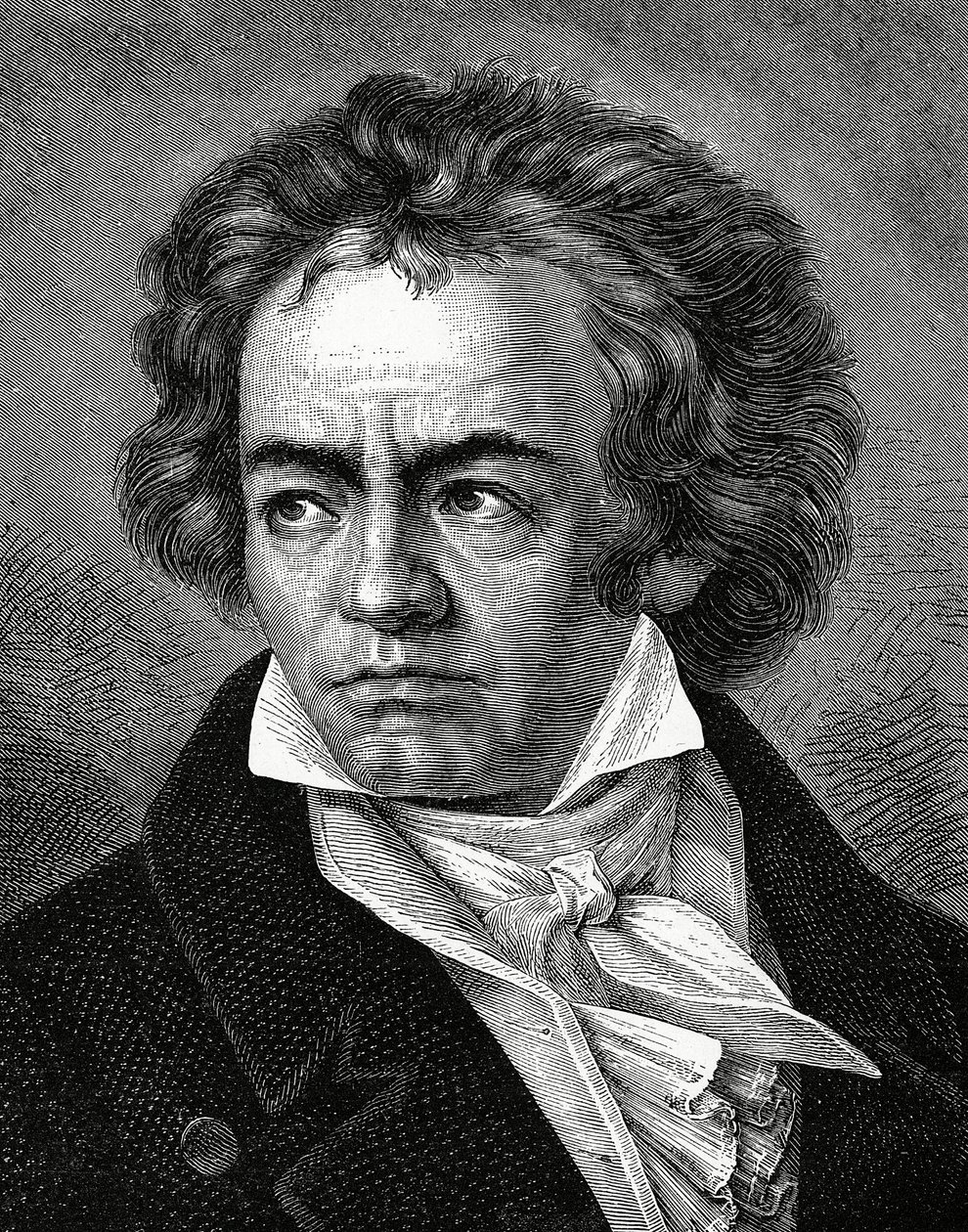Ludwig van Beethoven 1770-1827, německý skladatel od Unbekannt