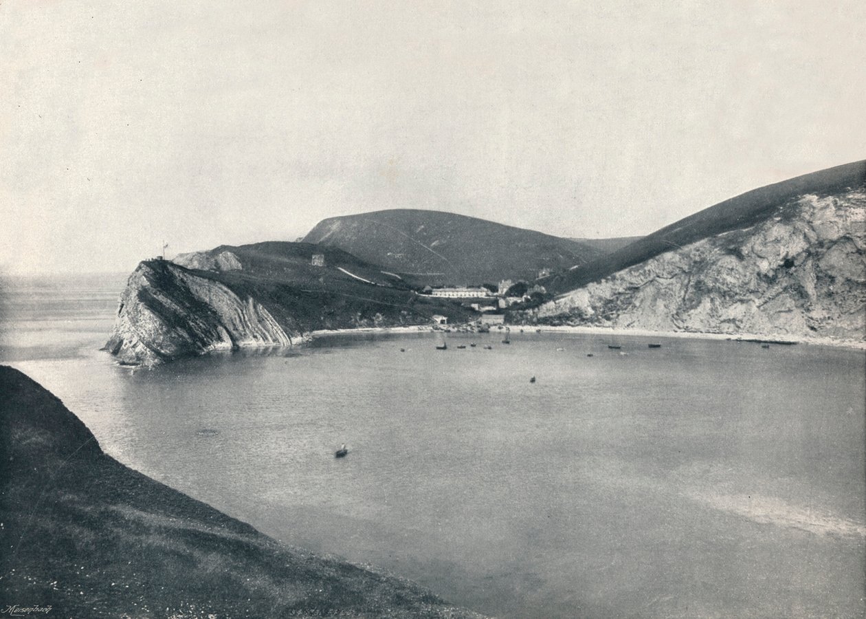 Lulworth - Lulworth Cove and Village, 1895 od Unbekannt