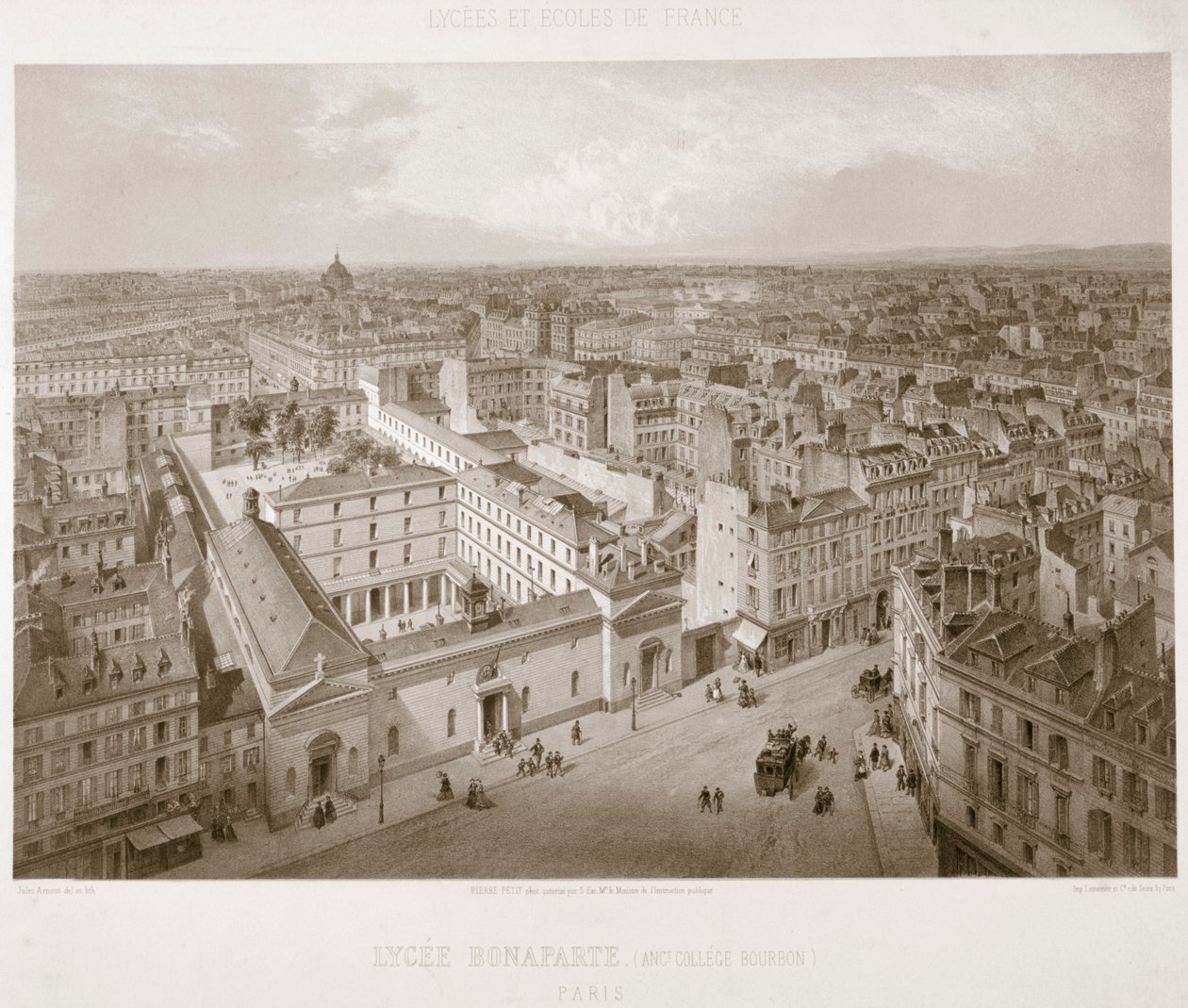Bonaparte High School, Paříž, 1867 od Unbekannt