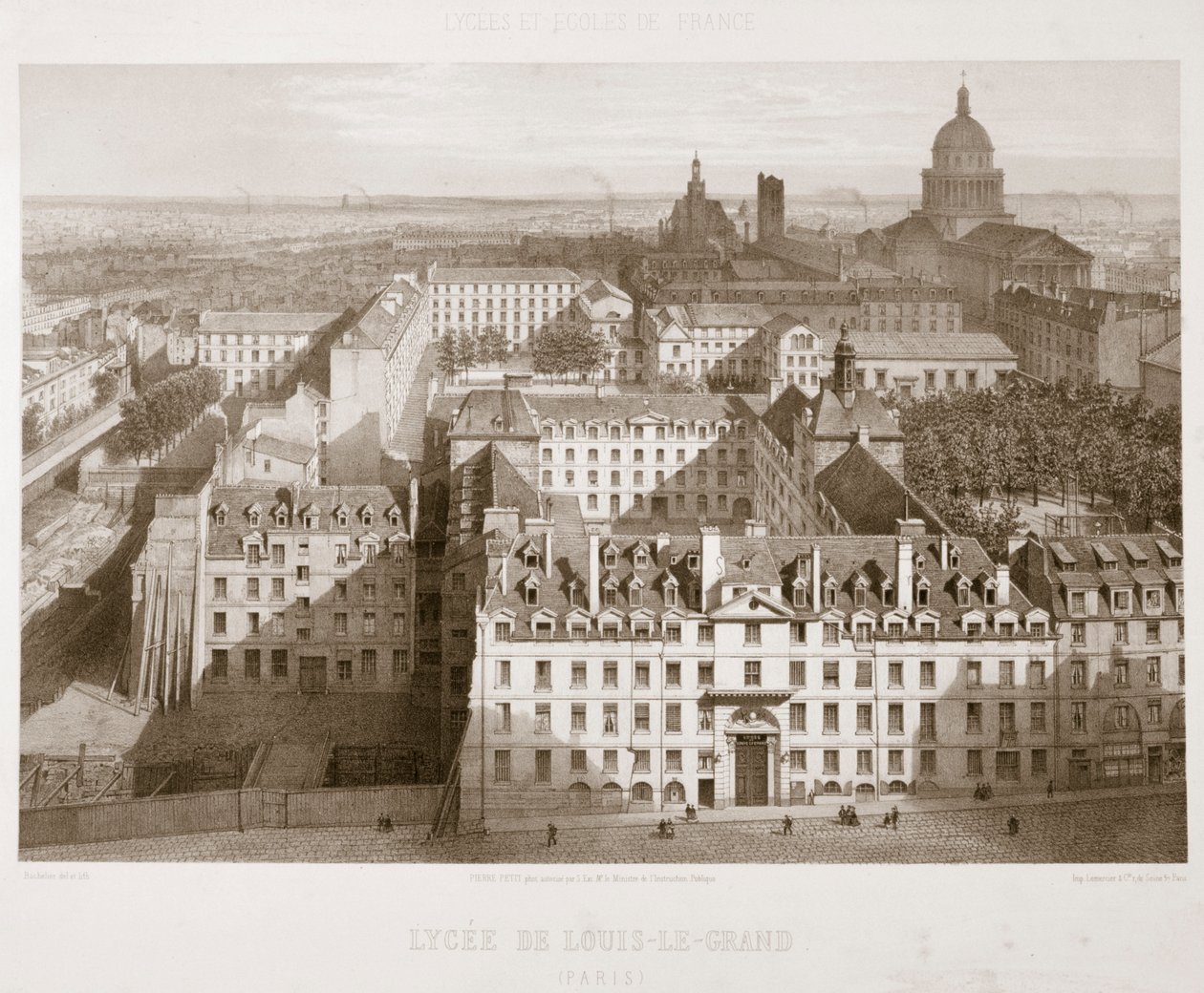 Lycee of Louis-le-Grand, Paříž, 1867 od Unbekannt