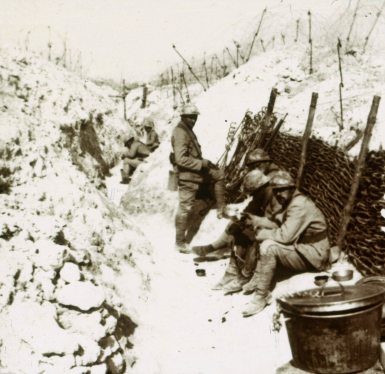 MacDonaldovy příkopy, 1914-c1918 od Unbekannt