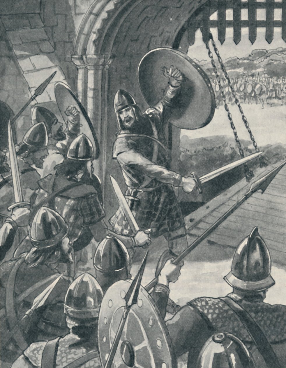 Macbeth byl zarputilý válečník, c1934 od Unbekannt
