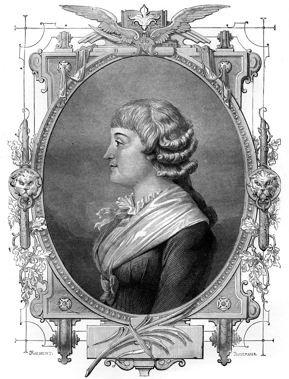Madame Roland, francouzská revolucionářka, 18. století 1882-1884 od Unbekannt