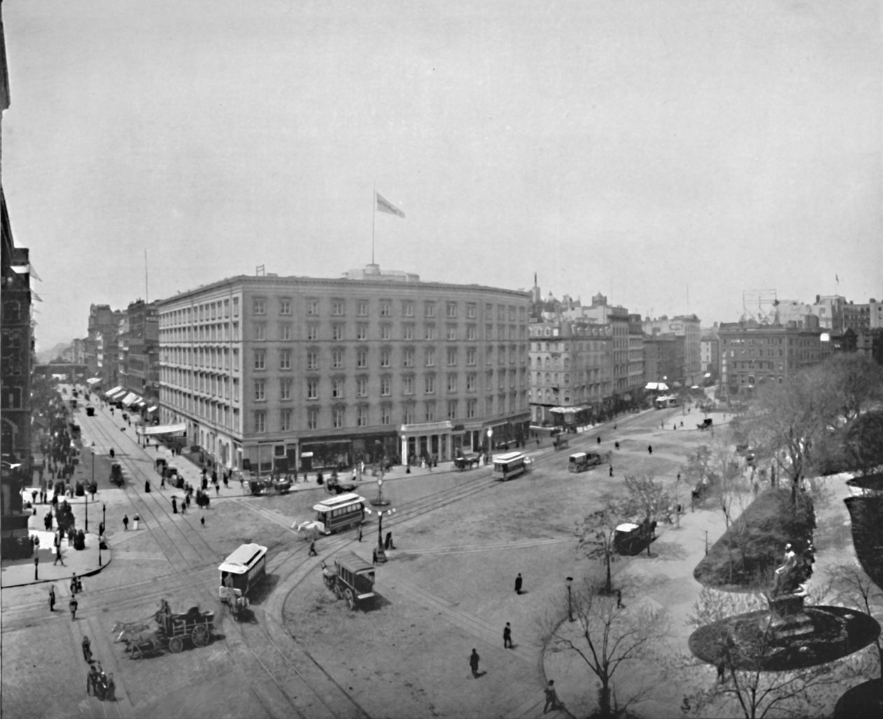 Madison Square, 19. století od Unbekannt