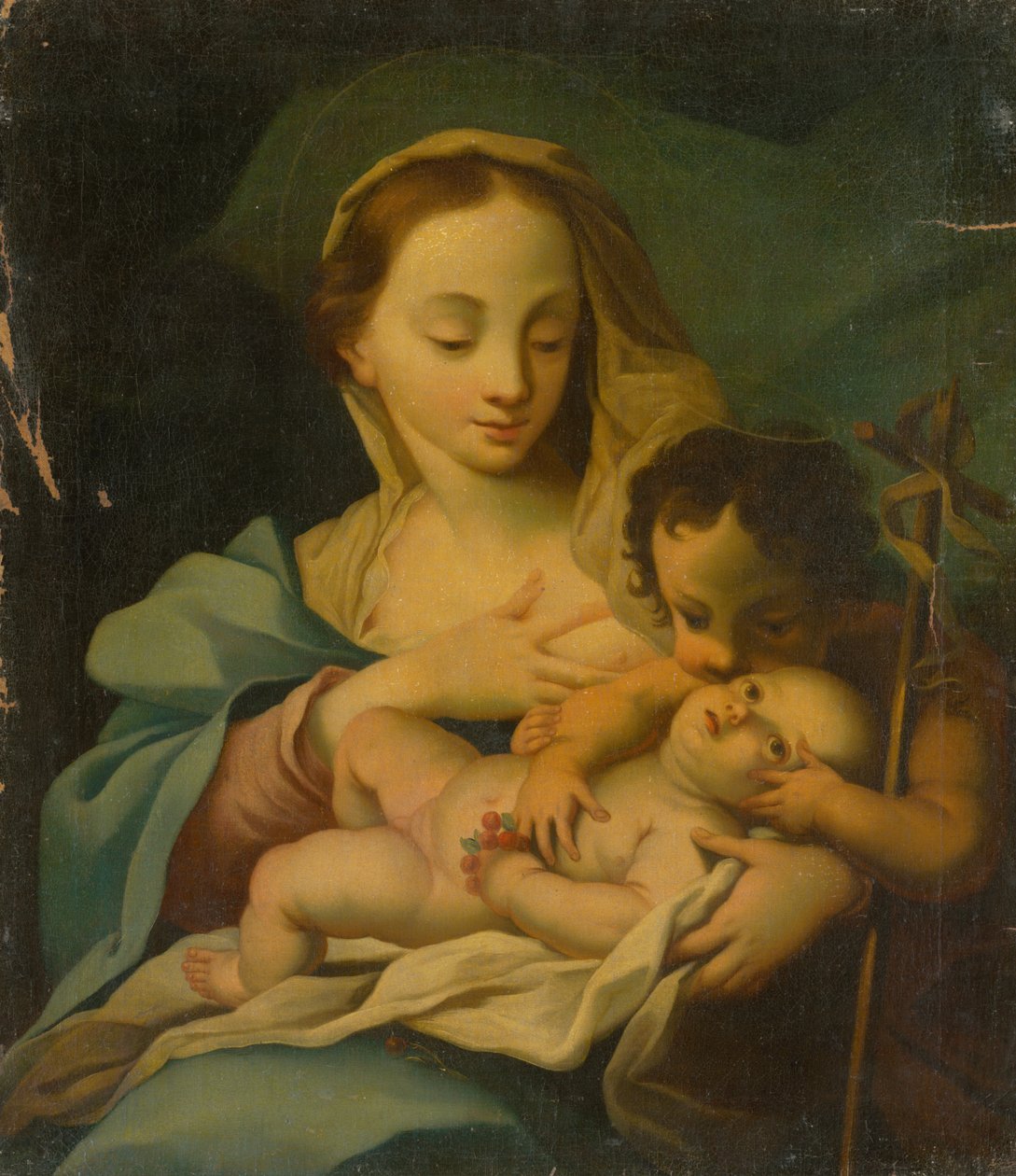 Madonna a dítě od Unbekannt