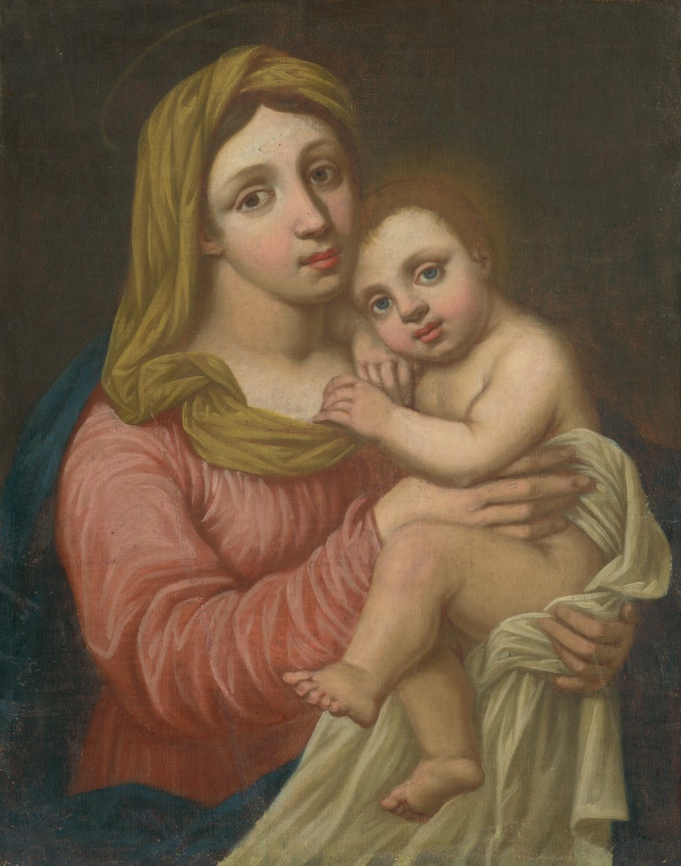 Madonna a dítě od Unbekannt