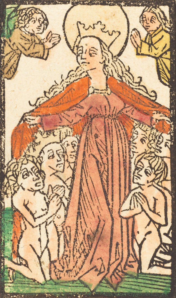 Madonna jako ochránkyně, c. 14701480. od Unbekannt