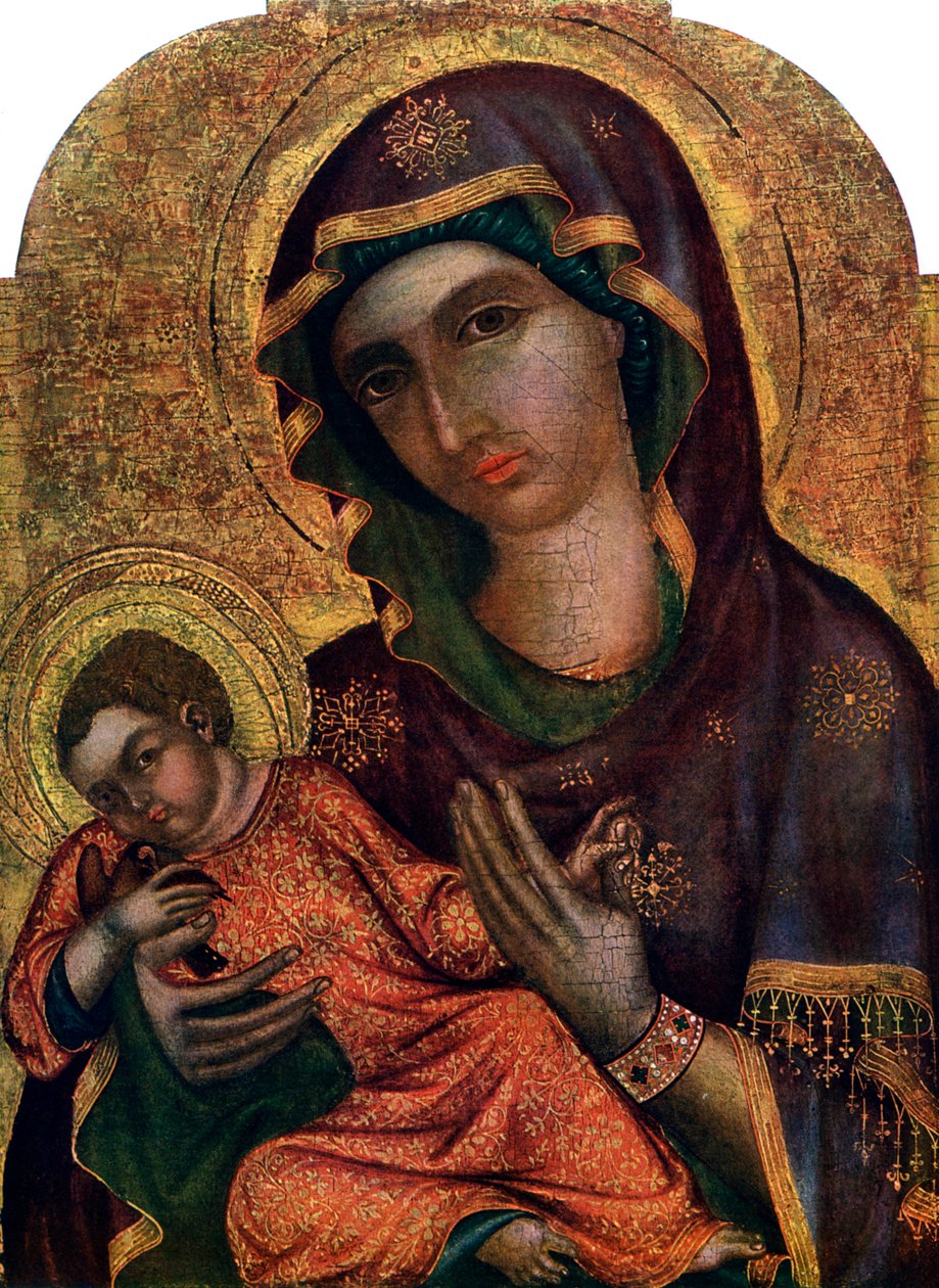 Madona z Mostu, před 1350 1955 od Unbekannt