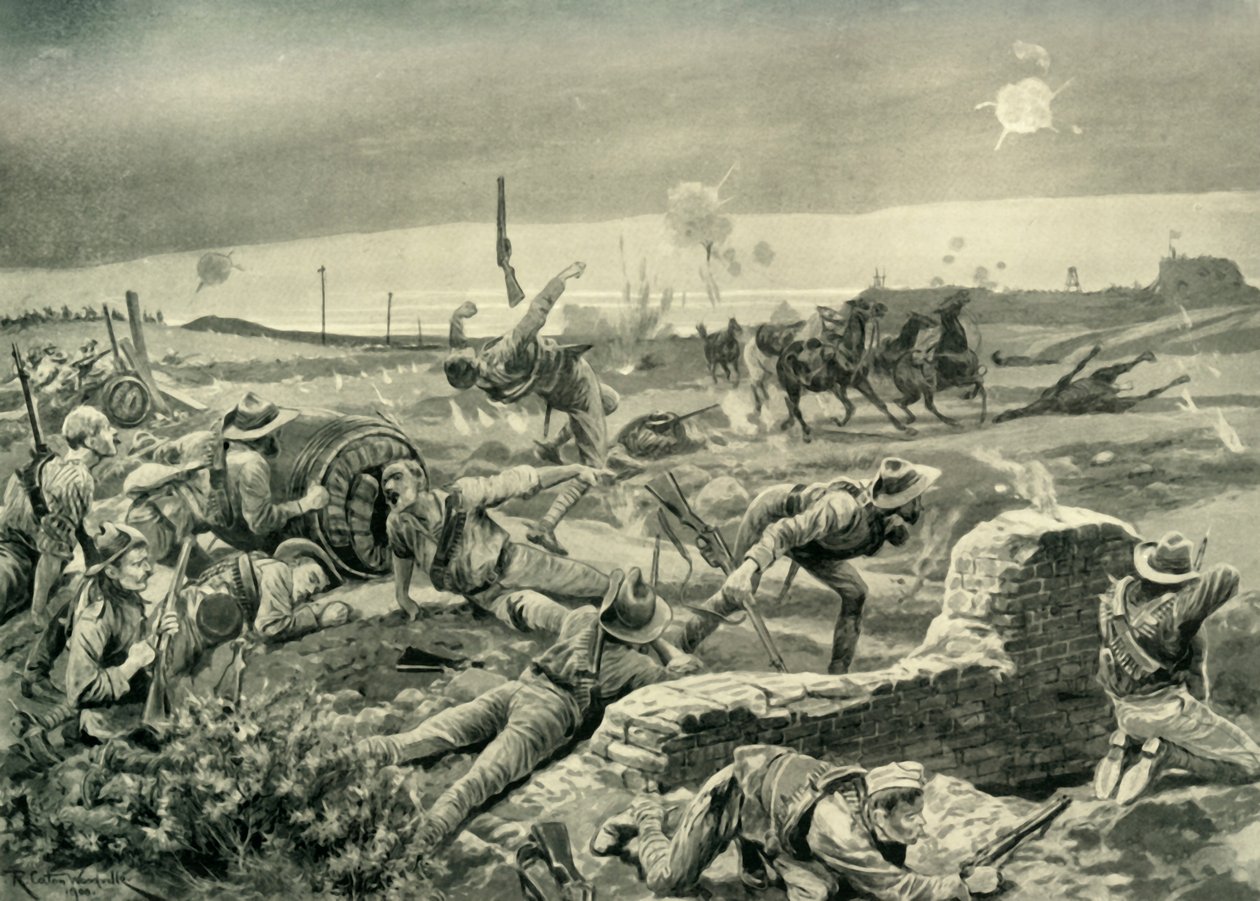 Mafeking: Eloffs Desperate Attack on the Eve of Relief, 1901. od Unbekannt
