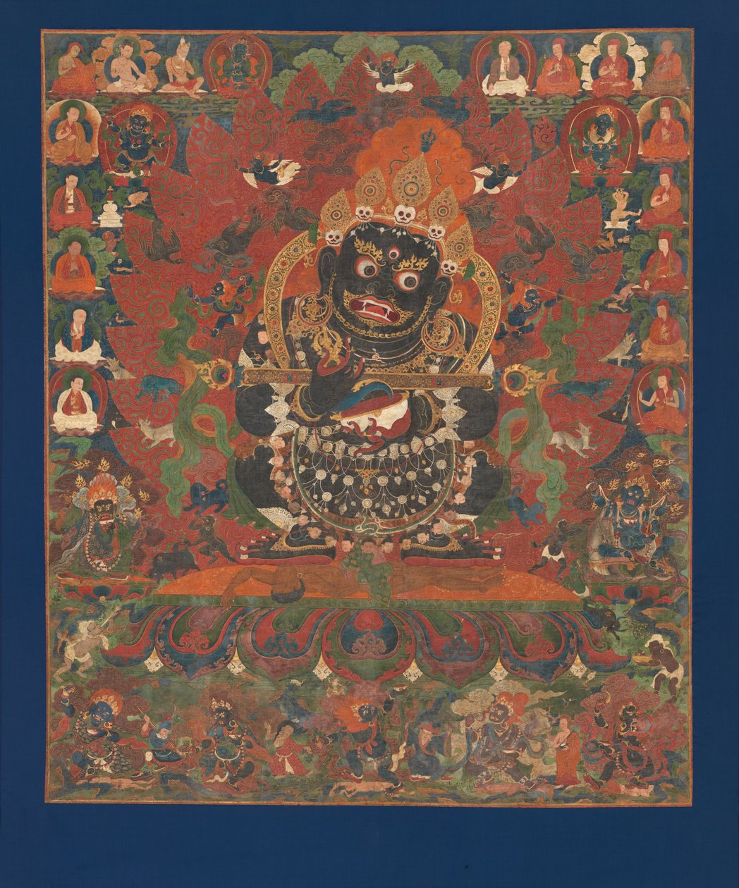 Mahakala, ochránce stanu, ca. 1500. od Unbekannt