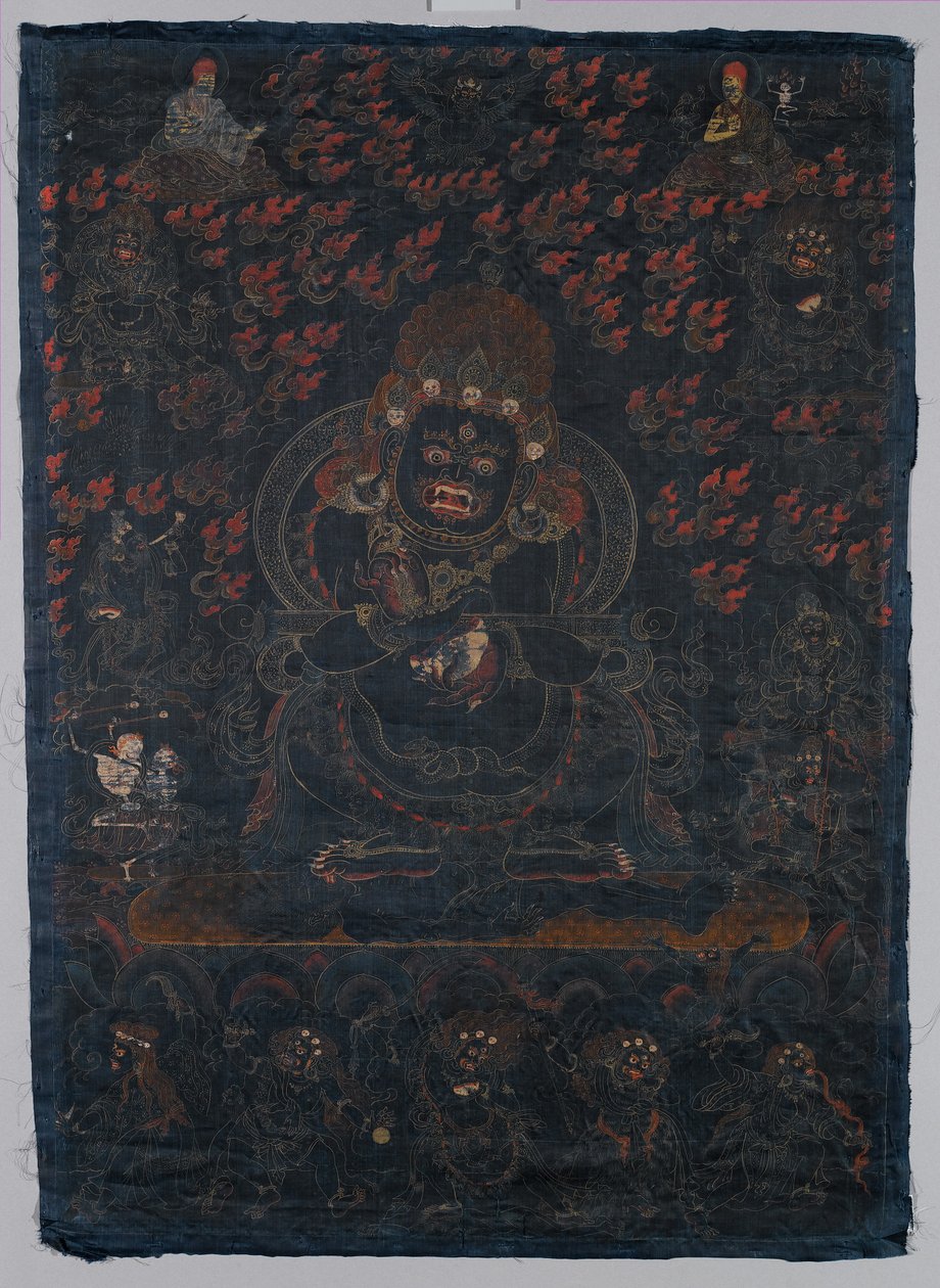 Mahakala, ochránce stanu, ca. 1650. od Unbekannt
