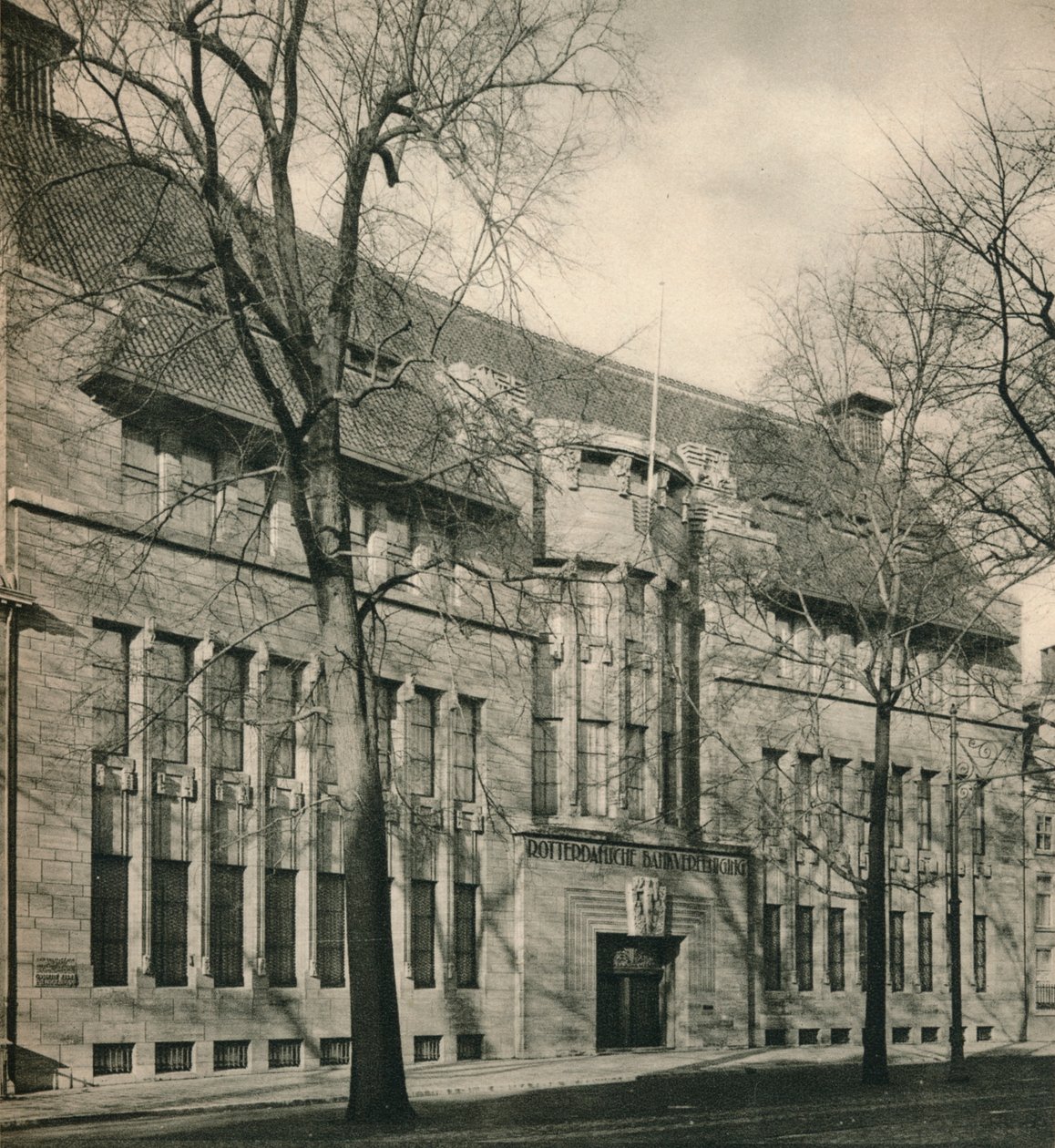 Hlavní fasáda, Bank of Rotterdam, Haag, 1920 od Unbekannt