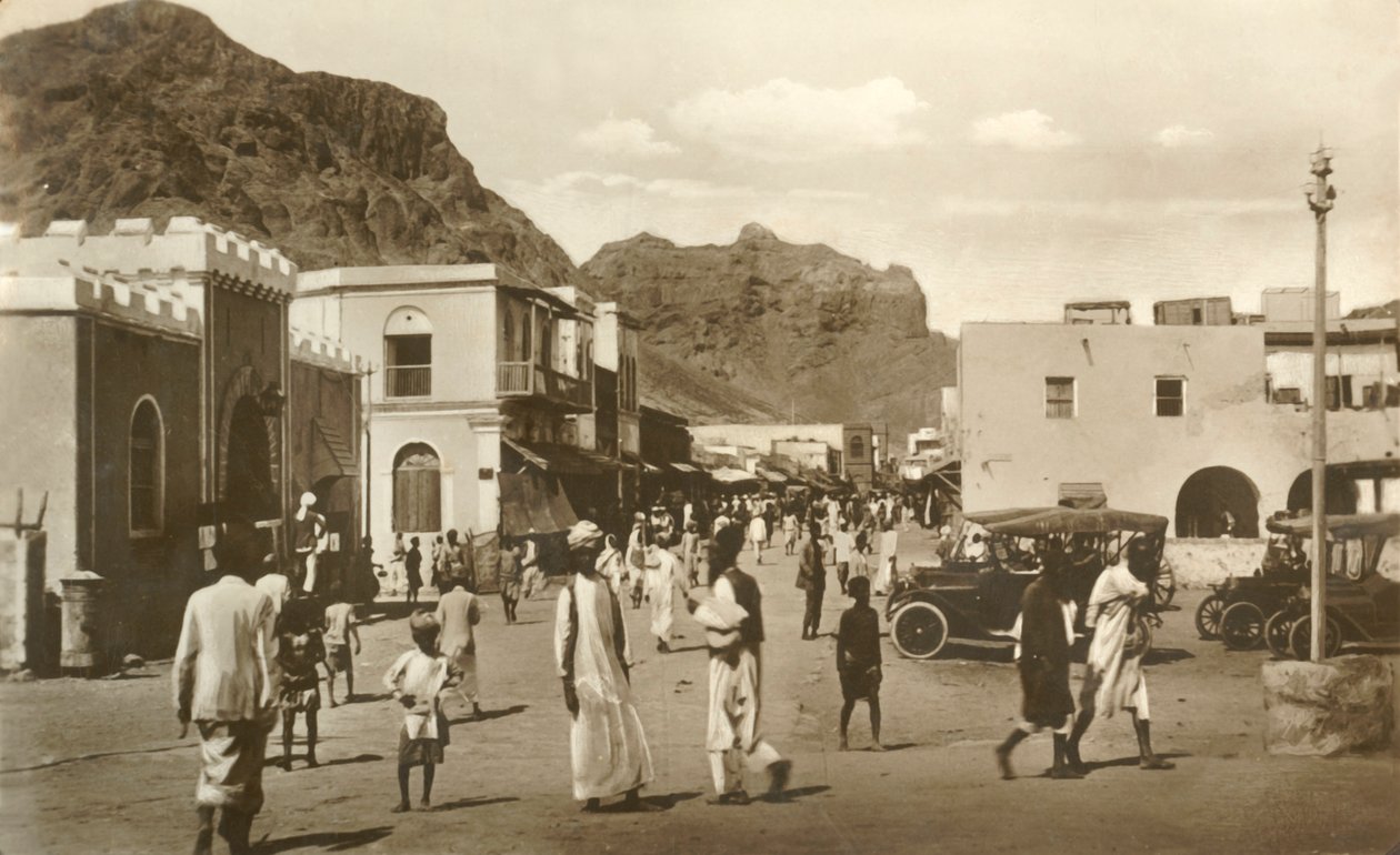 Main Street, kráter, Aden, c1918-c1939. od Unbekannt