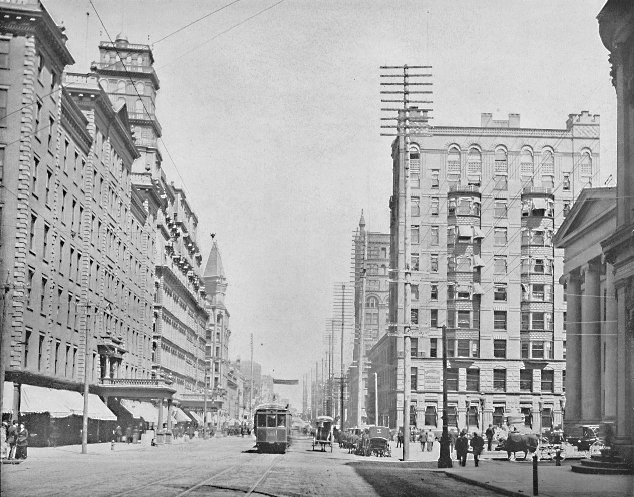 Main Street, Rochester, New York, c1897. od Unbekannt