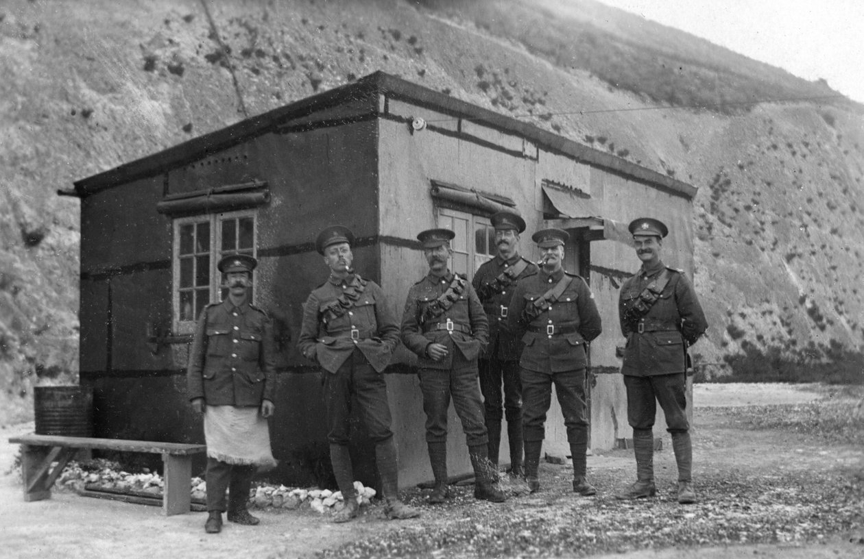 Hlavní stráž, královské námořní skladiště, Fleet House a Archcliffe Fort, Dover, c1916 od Unbekannt