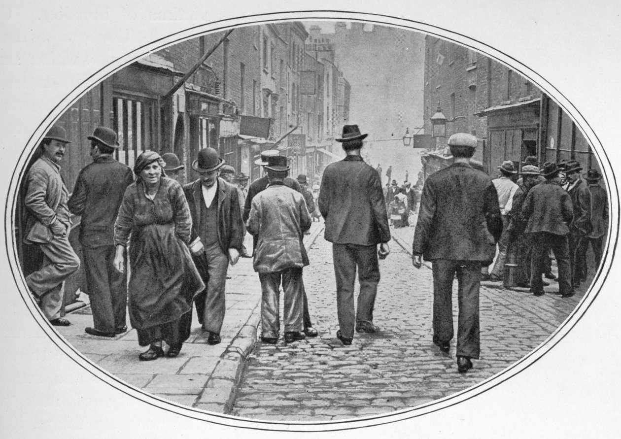 Hlavní ulice italské komunity, Clerkenwell, Londýn, c1900 1901 od Unbekannt