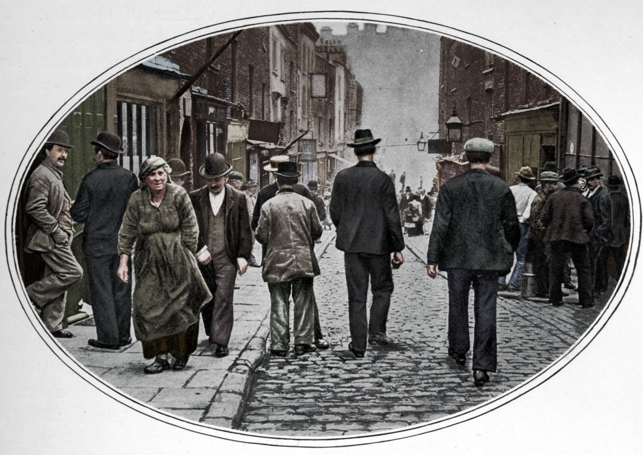 Hlavní ulice italské komunity, Clerkenwell, Londýn, c1900 1901 od Unbekannt