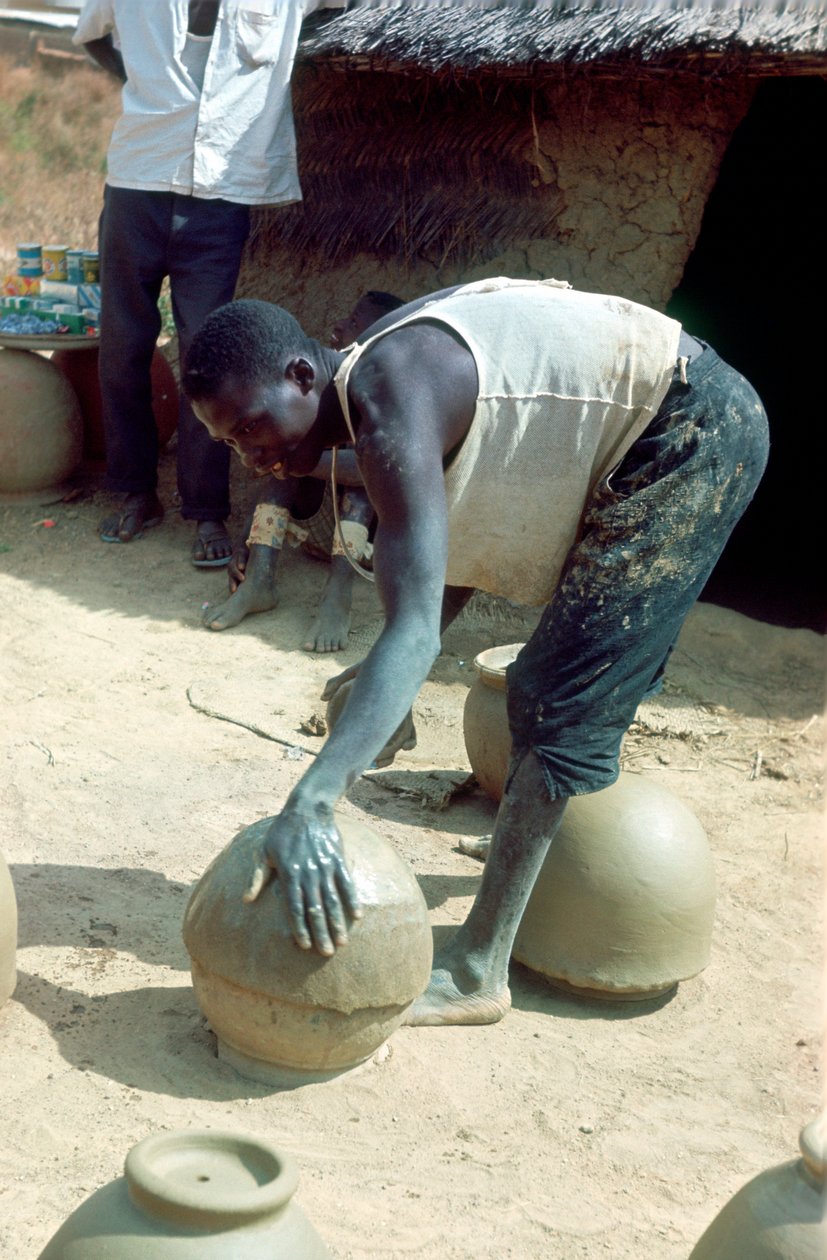 Výroba hrnců bez kolečka, Nigérie, c1966 od Unbekannt