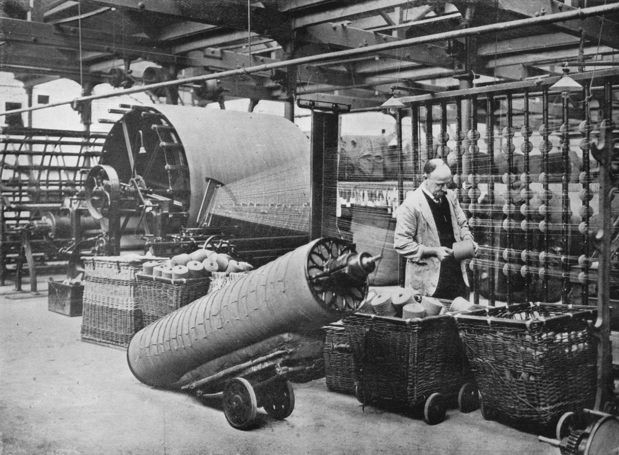 Tvorba warpu, 1915 od Unbekannt