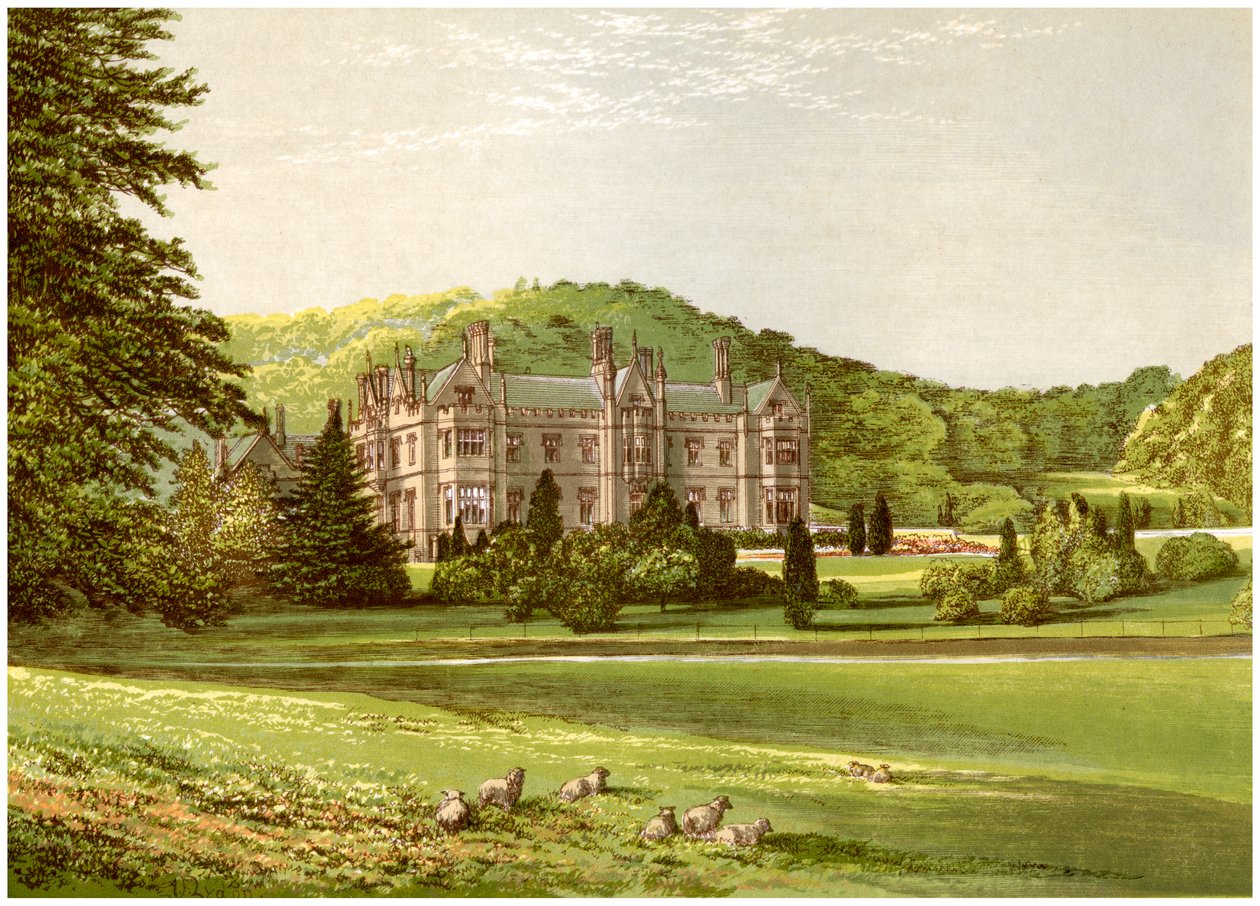 Mamhead, Devon, domov Baroneta Newmana, c1880 od Unbekannt