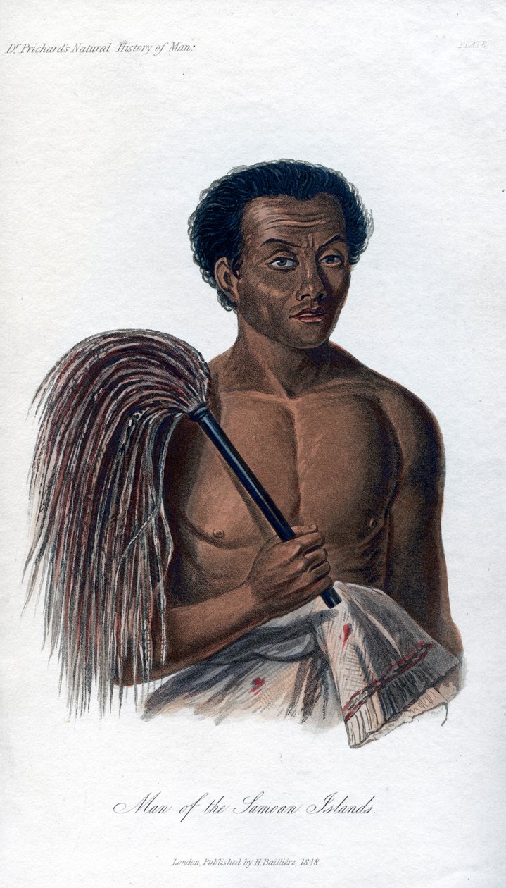 Muž ze Samojských ostrovů, 1848 od Unbekannt