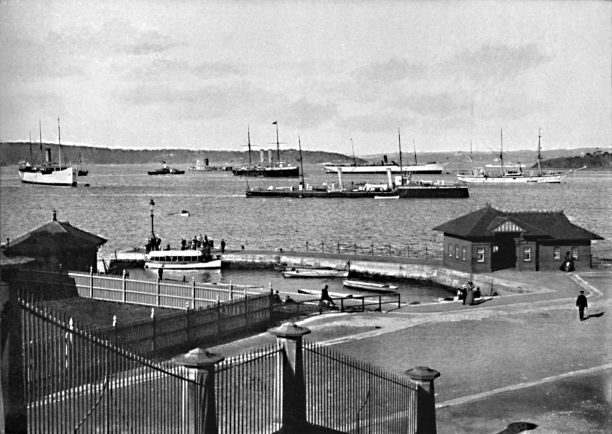 Man o War Stairs and Farm Cove, c1900. od Unbekannt