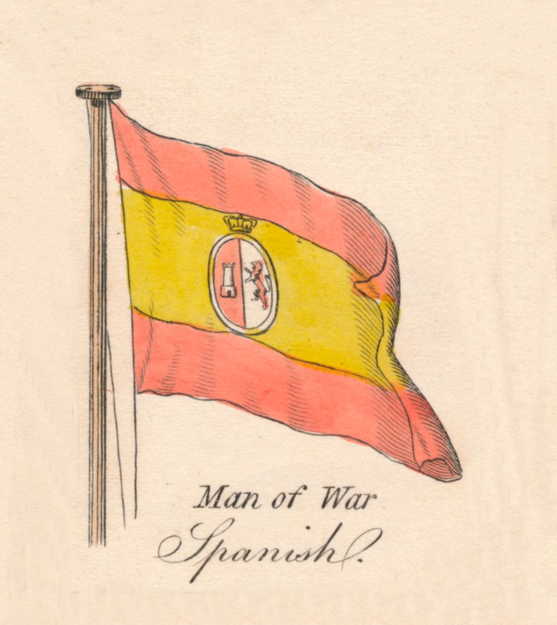 Muž války - španělština, 1838 od Unbekannt