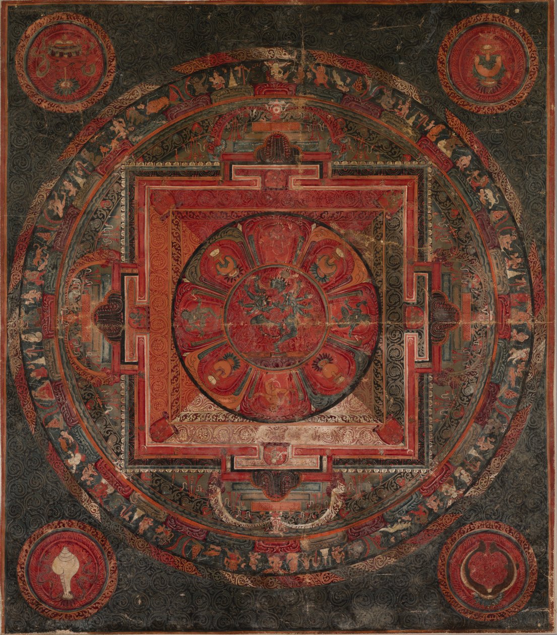 Mandala, konec 15. století. od Unbekannt